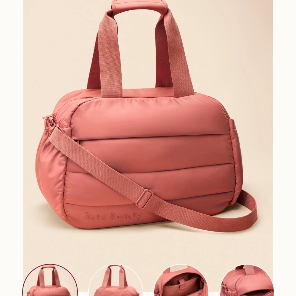 Rare Beauty Dusty Rose Travel Bag NWT